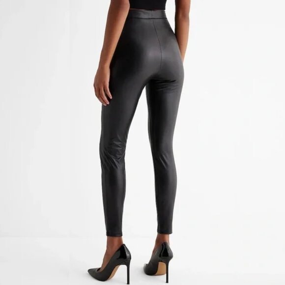 Express Faux Leather Ankle Leggings - Picture 4 of 13